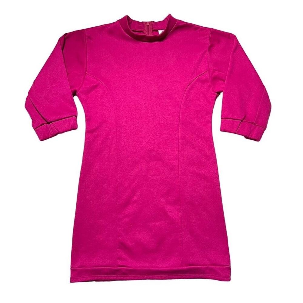 Wonder Nation Girls Sheath Sweatshirt Dress Pink Red Size Medium 7 8